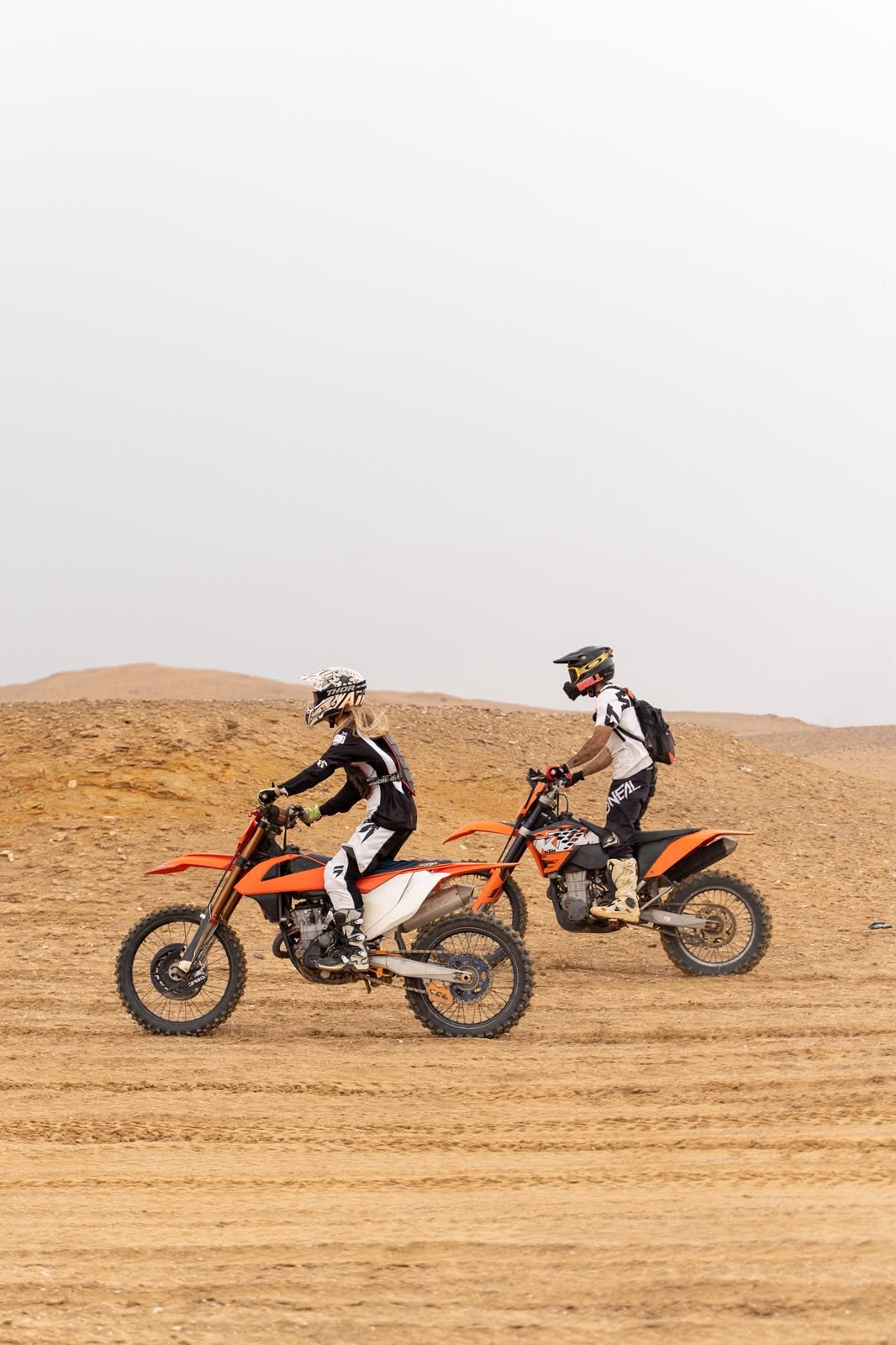 Motocross in the desert