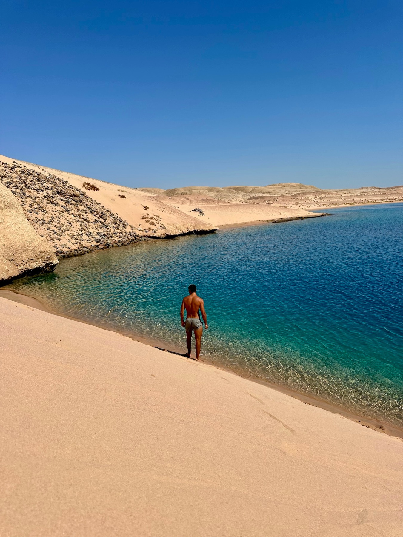 Remote Red Sea beach